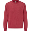 Fruit of the Loom F.O.L. | Classic Set-In Sweat Mikina_16.2202 Farba: vintage heather red, Veľkosť: S
