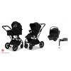 Moon Piu Maxi Set, Onyx / Black Matt s autosedačkou a základňou