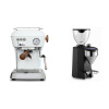 Ascaso Dream PID, Cloud White + Rocket Espresso FAUSTO 2.1, black