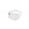 Roca GAP Square WC misa závesná Rimless 35 x 54 cm, biela bez sedátka A34647F000