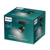 Philips 8720169300071 Niall nástenné bodové svietidlo/spot 1xGU10 čierna, mosadzná, ClickFix