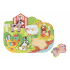 Drevené vkladacie puzzle s úchytom Farma Happy Farm Puzzle Janod 6 dielov od 18 mes