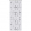 Sprchová roleta 80 x 240 cm čtvercový vzor Bílá 142847