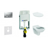 Geberit SET kombifix 110.100.00.1+záv.WC Quarzo/Alpha so sedát,tlač. DELTA 50 matný Chróm 110.100.00.1 NR6