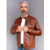 Max Original Leather Pánska kožená bunda EL-101 cognac-91 (2XL 54-56) - Cognac - 2XL