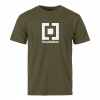 Tričko Horsefeathers Base burnt olive S 24/25 - Odosielame do 24 hodín