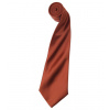 Premier Workwear Pánska saténová kravata PR750 Chestnut -ca. Pantone 7525 144 x 8,5 cm
