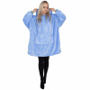 Springos Mikinová deka OVERSIZED svetlo modrá