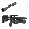 Kuzey Arms Výhodný set PCP vzduchovka Kuzey Gale 6,35 mm a puškohled VictOptics PAC 3-9x40
