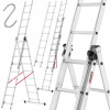 Rebrík - 3x7 Krause Hliníkový rebrík pre schody Roba. (Rebrík - 3x7 Krause Hliníkový rebrík pre schody Roba.)