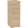 VILLEROY & BOCH Avento závesná bočná skrinka nízka, 1 dvierka, pánty vpravo, 350 x 373 x 890 mm, Nordic Oak, A89501VJ