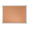 Korková tabuľa, 60x45 cm, hliníkový rám, NOBO 