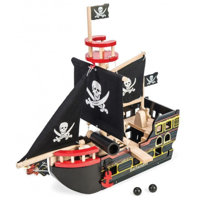 Loď Le Toy Van Pirátska loď Barbarossa (5060023412469)