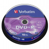 VERBATIM DVD+R(10-Pack)Spindle/General Retail/16x/4.7GB (43498)