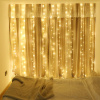 Svetla na Vianočný stromček - LED svetlá pre prispôsobenie 3x3m záclona na USB + diaľkové ovládanie (Svetla na Vianočný stromček - LED svetlá pre prispôsobenie 3x3m záclona na USB + diaľkové ovládanie