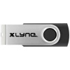 Xlyne USB flash disk 8 GB čierna/strieborná 7600800 USB-C®; 7600800