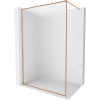 Mexen Kioto-F, sprchová zástena s rámom 70 x 202 cm, 8 mm sklo námraza, profil medená matná, 800-070-104-65-30