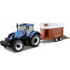 Bburago 1:32 Poľnohospodársky traktor New Holland s prívesom pre kone