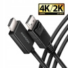 Aktívny adaptér Axagon RVD-HI20C2 DisplayPort - HDMI 1,8 m