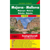 Mallorca 1:190tis (Španielsko) Island Pocket skladaná mapa Freytag Berndt (vodeodolná skladaná mapa dobrodružstvo, kulinária, kultúra, príroda, zaujímavosti, piktogramy na mape, 10 jazykových mutácií)