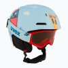Detská lyžiarska prilba UVEX Viti Set + gogle Speedy Pro light blue birdy/lasergold lite