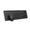 C-TECH klávesnice s myší WLKMC-05B, Bezdrátový set 2.4GHz, CZ, Černá WLKMC-05B