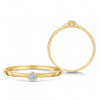 SOFIA DIAMONDS zlatý zásnubný prsteň s diamantom 0,08 ct H/I1 UDRG47928Y-H-I1
