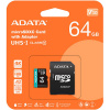 ADATA MicroSDXC 64 GB Premier Pro + SD adaptér AUSDX64GUI3V30SA2-RA1