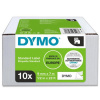 Dymo Samolepiaca páska D1 9 mm biela/čierna, 10ks