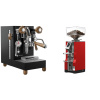 Lelit MaraX3 PL62X3, black + Eureka Mignon Libra, CR ferrari red