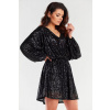 Dámske šaty A485 black - Awama UNI