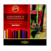 Olejové pastely KOH-I-NOOR GIOCONDA - Hard Pastels - farebná sada 24 ks