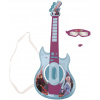 Detská gitara Lexibook Frozen Elektronická svetelná gitara s mikrofónom v tvare okuliarov (3380743087306)