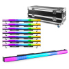 BeamZ set 8 LED rámp LCB300 v transportnom kufri - 36x 4-in-1 LED - RGBW
