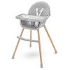Jedálenská stolička Baby Mix Freja wooden dark grey