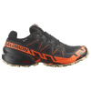 Pánska bežecká trailová obuv SALOMON-Speedcross 6 GTX M black/shocking orange/white Čierna 42 2/3 25/26