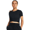 Under Armour Dámske tričko Motion Crossover Crop SS Black LL