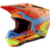 prilba S-M5 ACTION 2, ALPINESTARS (oranžová fluo/svetlo modrá/žltá fluo) XL