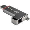 Verbatim Dual QuickStick USB flash disk 256 GB strieborná 32041 USB-C™ (USB 3.2 Gen 1), USB 3.2 (Gen 1x1); 32041