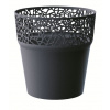 kvetináč 12cm TREE DTRE120-S433 antracit plastový PROSPERPLAST