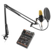 Vonyx CMS400B Set štúdiového mikrofónu s ramenom a mixpultom s USB a Bluetooth
