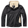 Brandit Windbreaker Sherpa bunda, čierna - 4XL