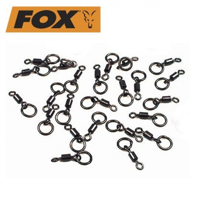 Obratlík Fox Flexi Ring Swivel 10ks Veľkosť 7