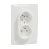 SCHNEIDER Zásuvka Unica 16A dvojitá bílá