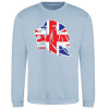 Lonsdale Printed Logo Sweat Sky Blue 3 XL