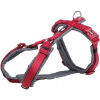 Trixie Premium trekingový postroj M-L: 62-74 cm/ 25 mm, červená/grafit