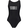 O'Neill PW NOOS LOGO BATHINGSUIT čierna,biela Dámske jednodielne plavky 34