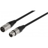 MONACOR MECR-600/SW - kábel 1x zásuvka XLR - 1x zástrčka XLR