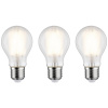 Paulmann 29092 LED En.trieda 2021 E (A - G) E27 klasická žiarovka 9 W teplá biela (Ø x v) 60 mm x 106 mm 3 ks; 29092