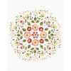 Zuty Diamantové maľovanie KVETINOVÁ MANDALA 40x50 cm vypnuté plátno na rám